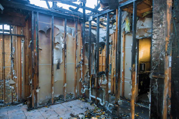 Professional Fire Damage Removal technician working in Middleburg, PA